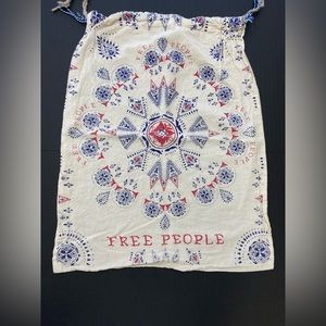 Free People Women's Tan Handbag Dust Bag Cover